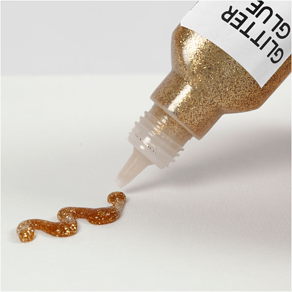 Creativ Company Glitter Glue Gold, 25ml