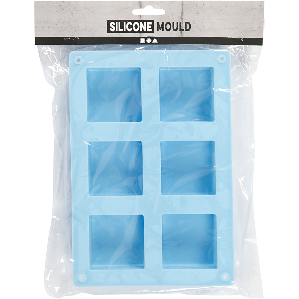 Silikonová forma světle modrá, 60 ml
