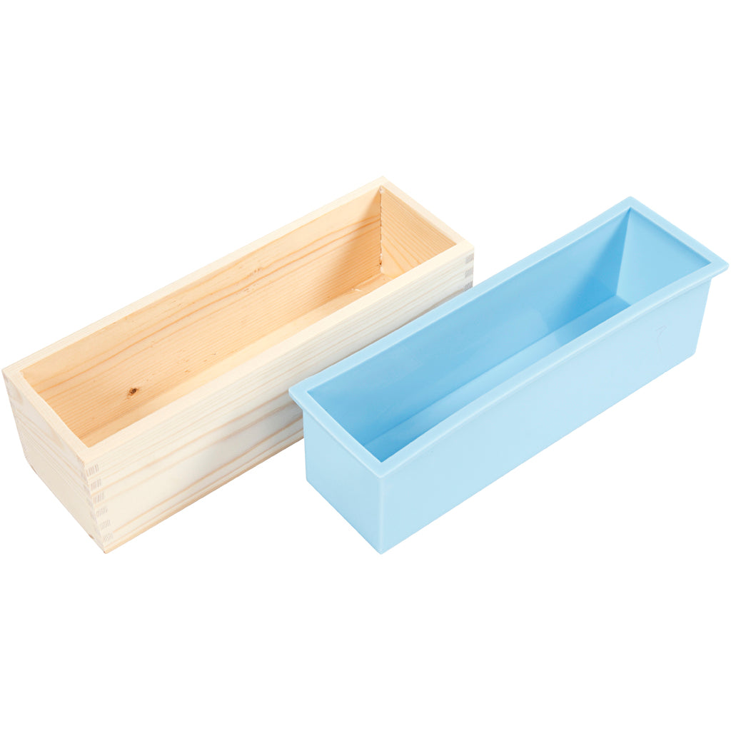 Creativ Company Silicone Form in a wooden box, 1500ml