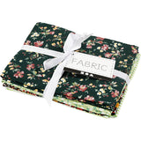 Patchwork fabric green 45x55cm, 4st.