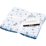 Patchwork fabric blue 45x55cm, 4st.