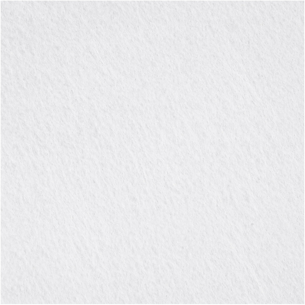 Hobby Felt White A4, 10 Sheets