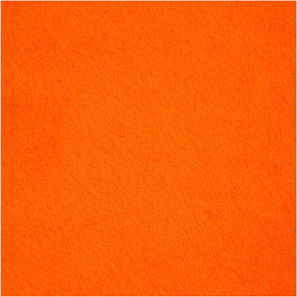 Hobby Felt Orange A4, 10 feuilles