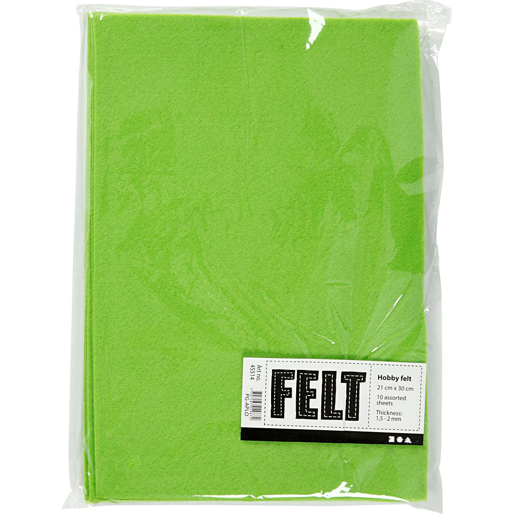 Hobby était vert clair A4, 10 feuilles