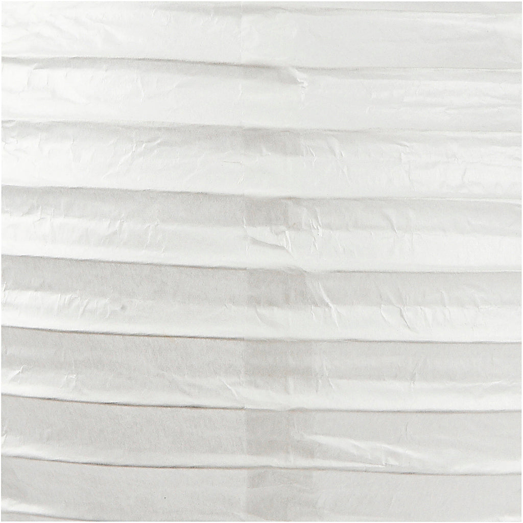 Reispapierlampe weiß, 35 cm