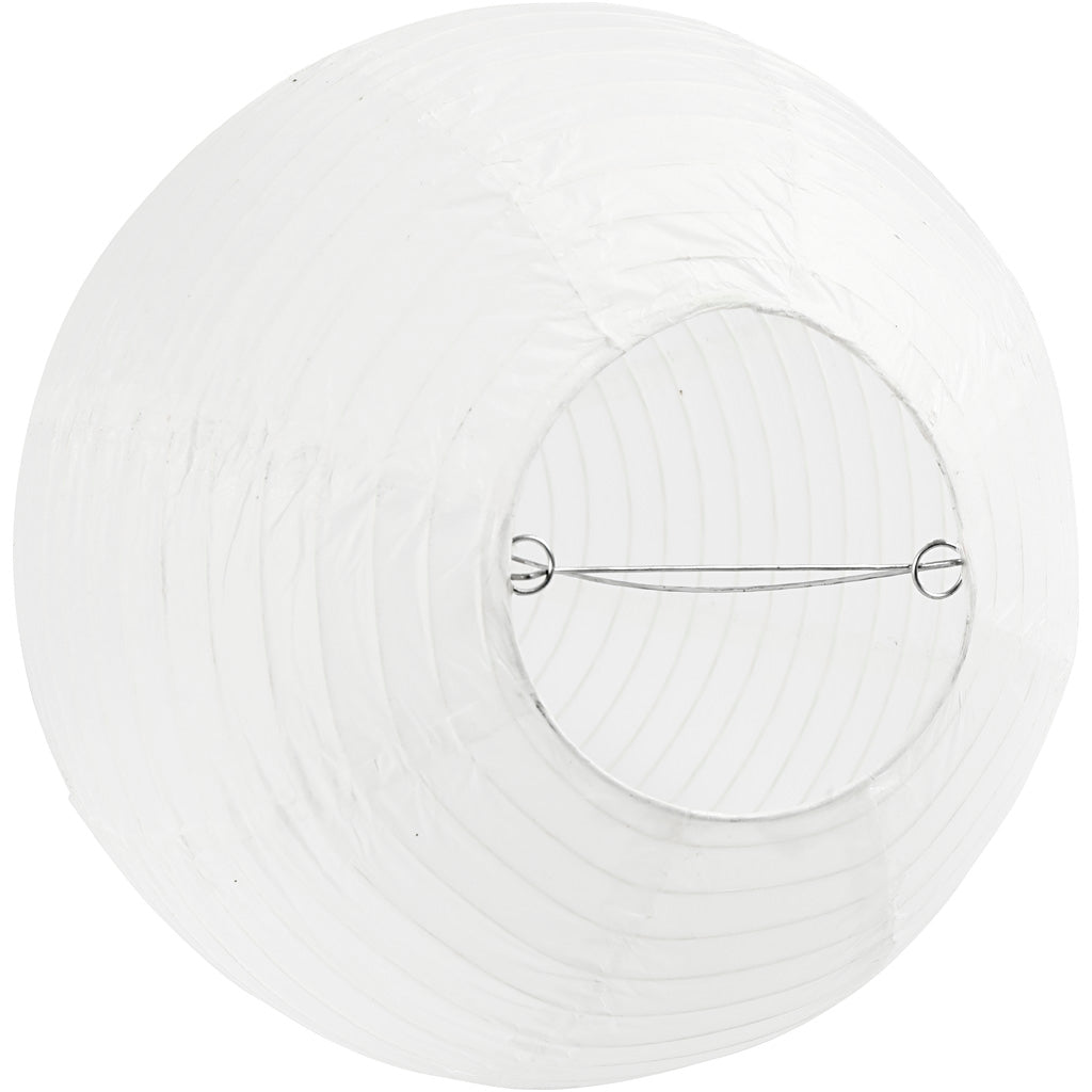 Rice paper lamp white drop, 27 cm
