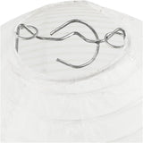 Rice paper lamp white drop, 27 cm