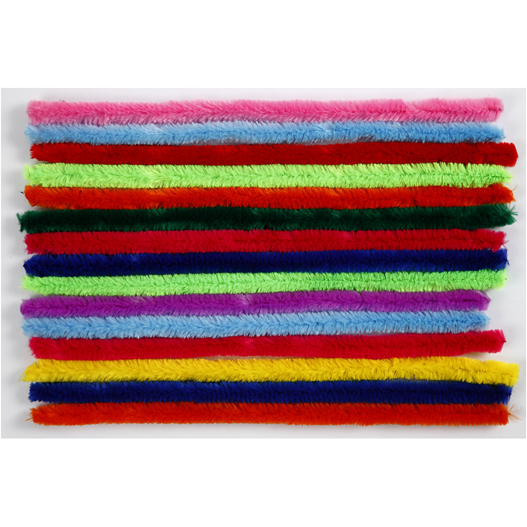 Chenille Wire Color 30cm, 15st.
