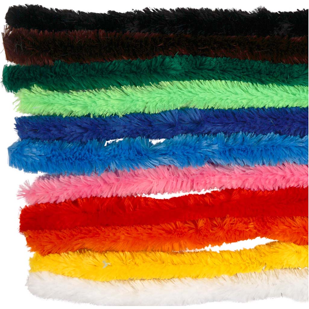 Creativ Company Chenille Wire Color 45cm, 60st.