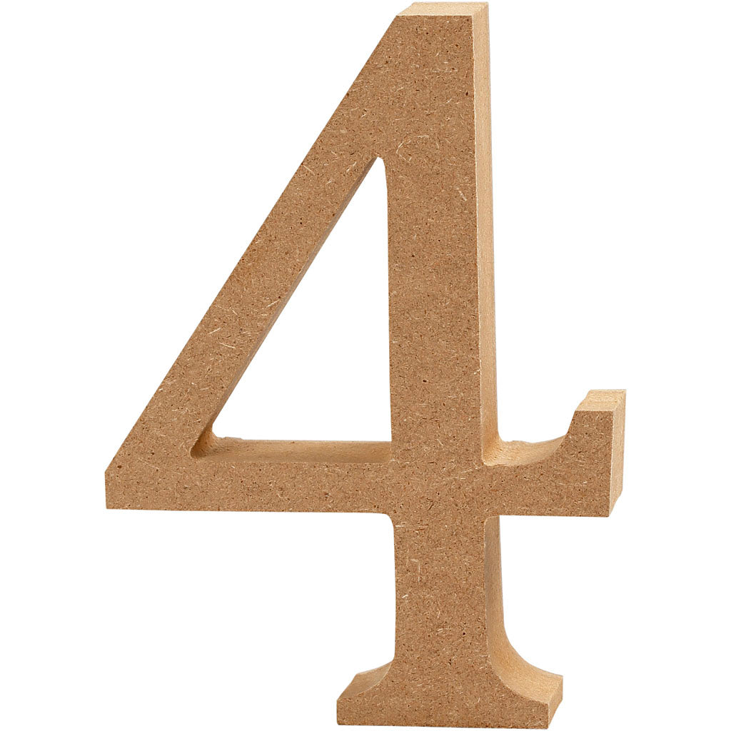 Creativ Company Number 4 MDF 13cm, 1st.