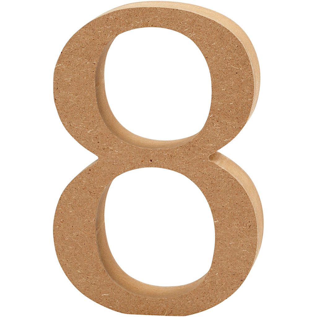 Creativ Company Number 8 MDF 13cm, 1st.