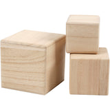 Creativ Company Wooden Cubes, sada 3