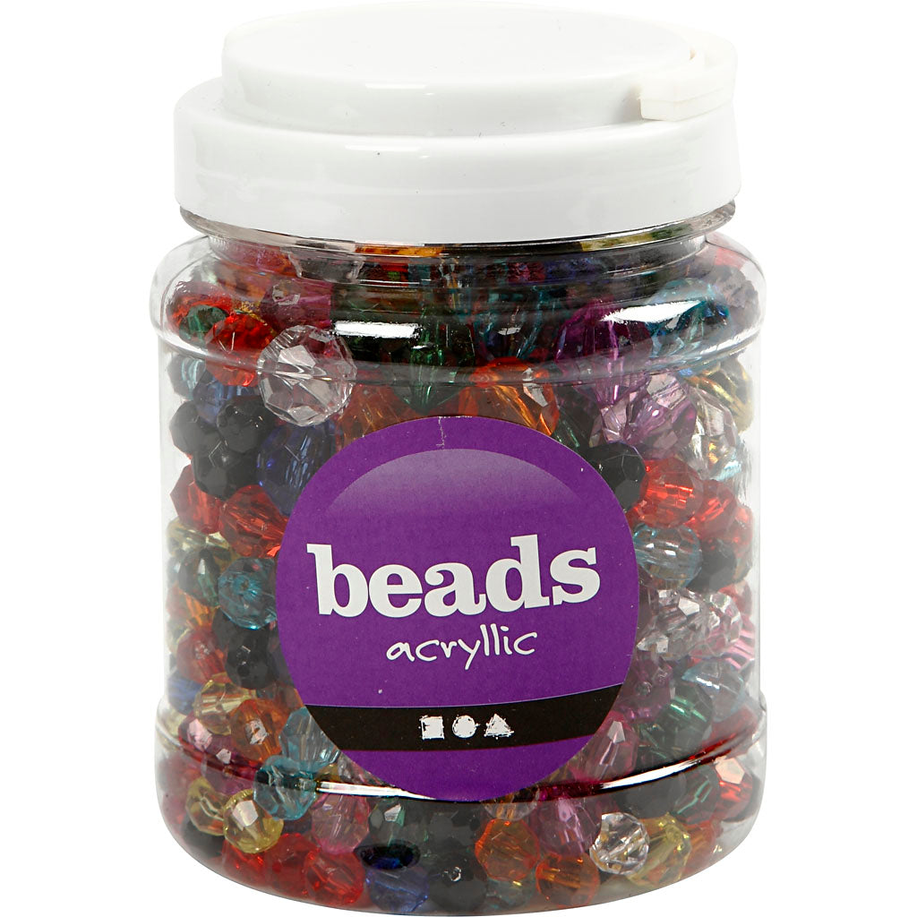 Creativ Company Facet Beads Mix in Operbermer