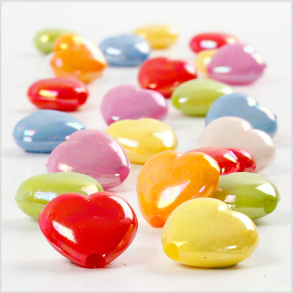 Creativ Company Hart Beads in Pot, 700 ml