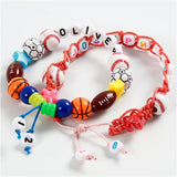 Letter beads and numbers, 200st.