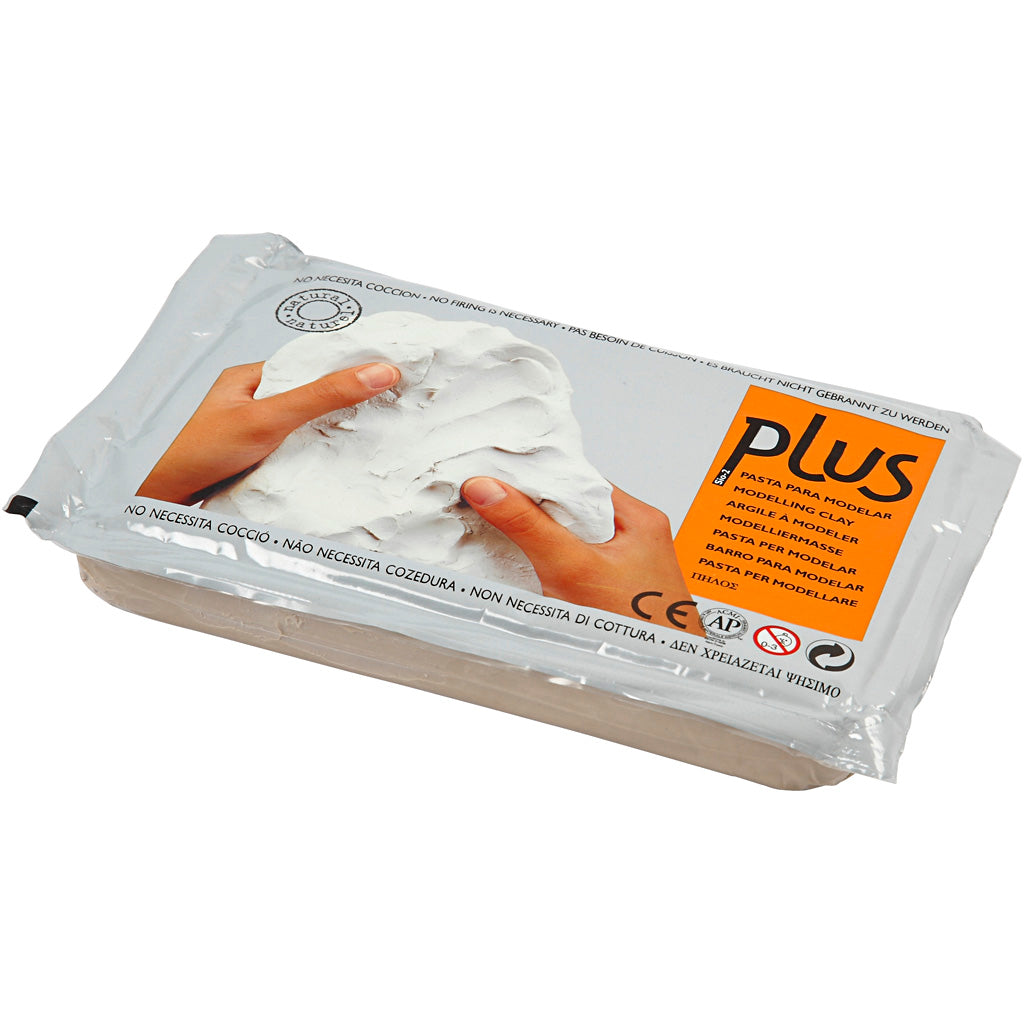 Creativ Company Self -hardening Sculpture Klei Light gray, 1000gr