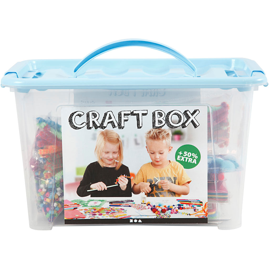 Creativ Company Hobbybox Blue s kreativními materiály, 1st.