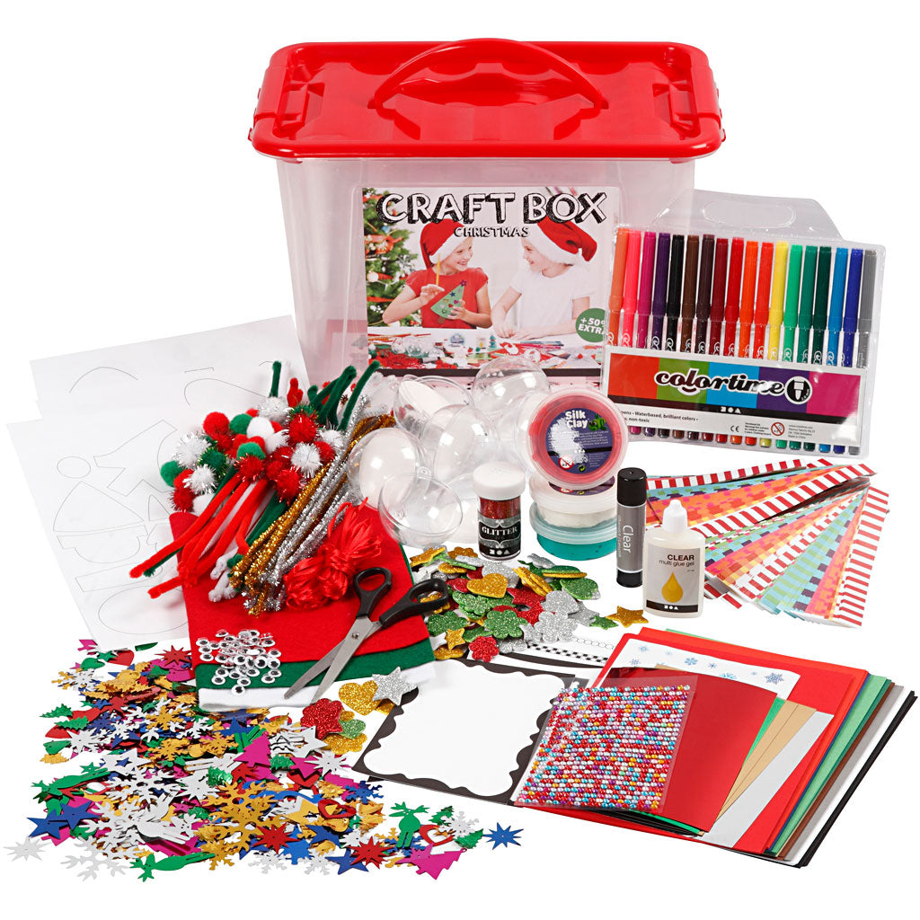 Creative Company Hobbybox Red con materiale creativo