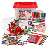 Creative Company Hobbybox Red con materiale creativo