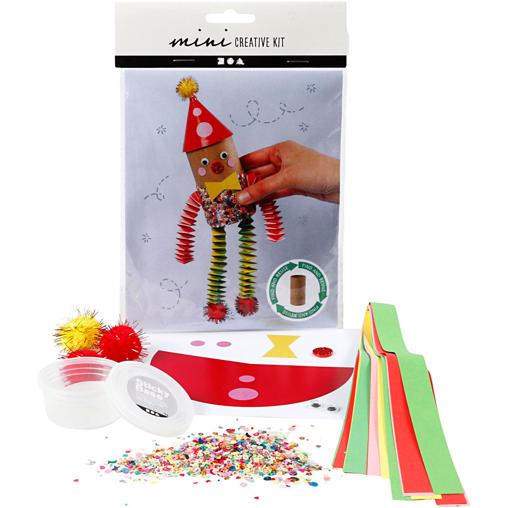 Creativ Company Mini Creative Kit toalerol klaun