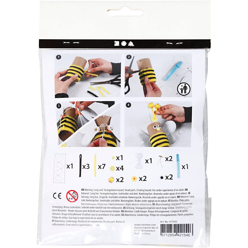 Mini creative kit - toilet roll dangling