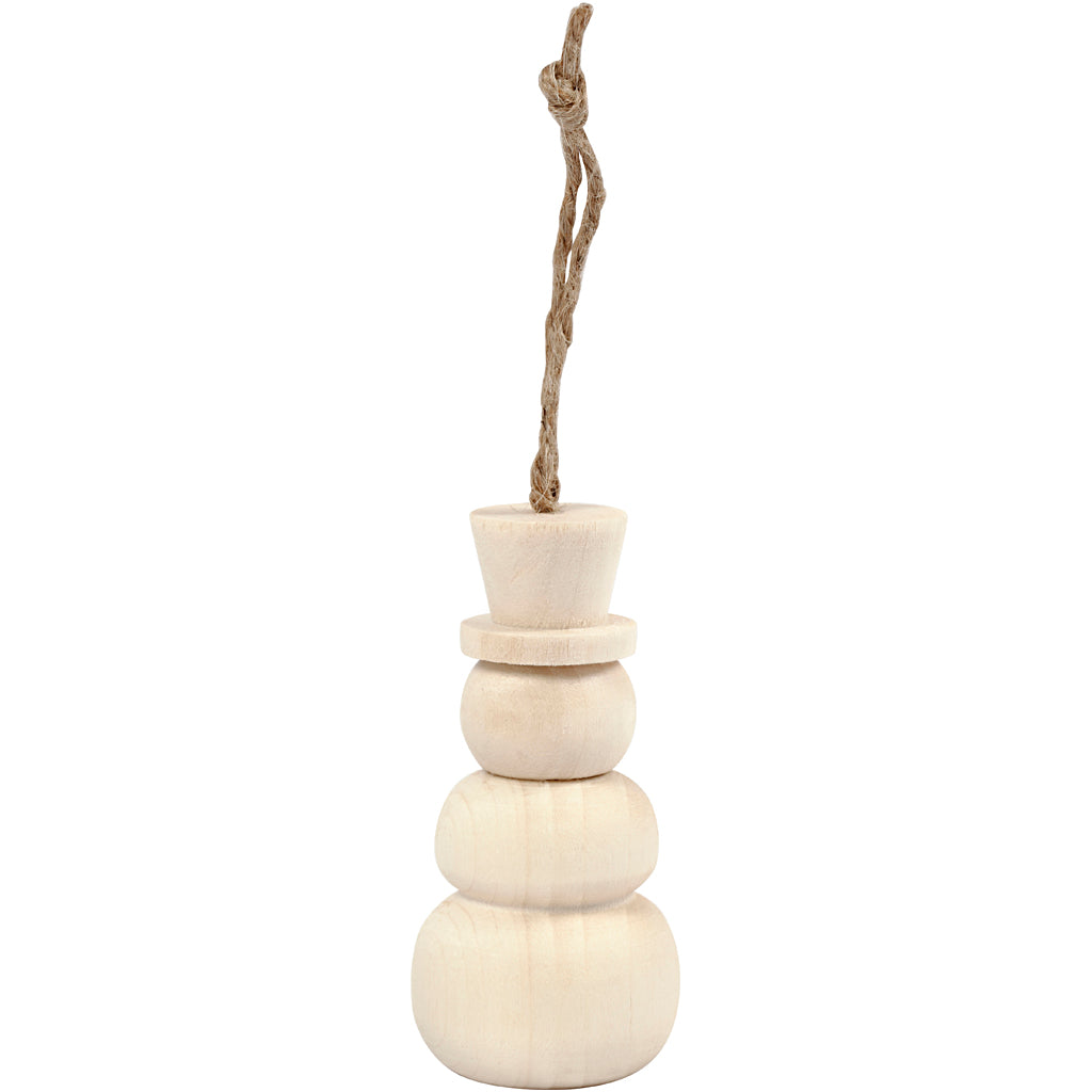 Creativ Company wooden hanger snowman