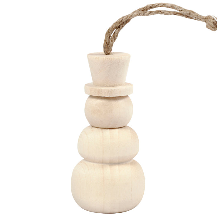 Creativ Company wooden hanger snowman