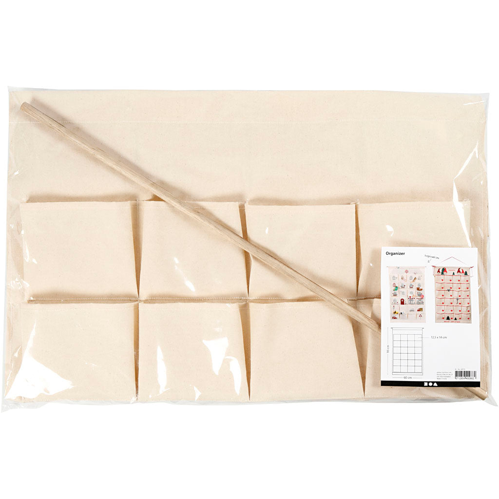 Creativ Company hanging organiser natural