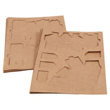 Huse og træer papsæt