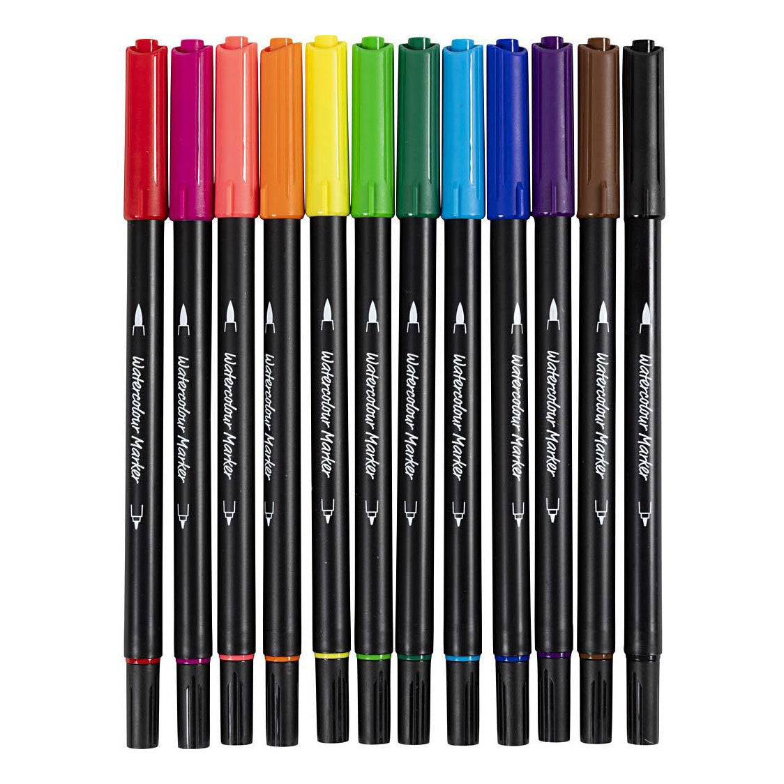 Creative Company watercolor marker standard colors, 12 pcs.
