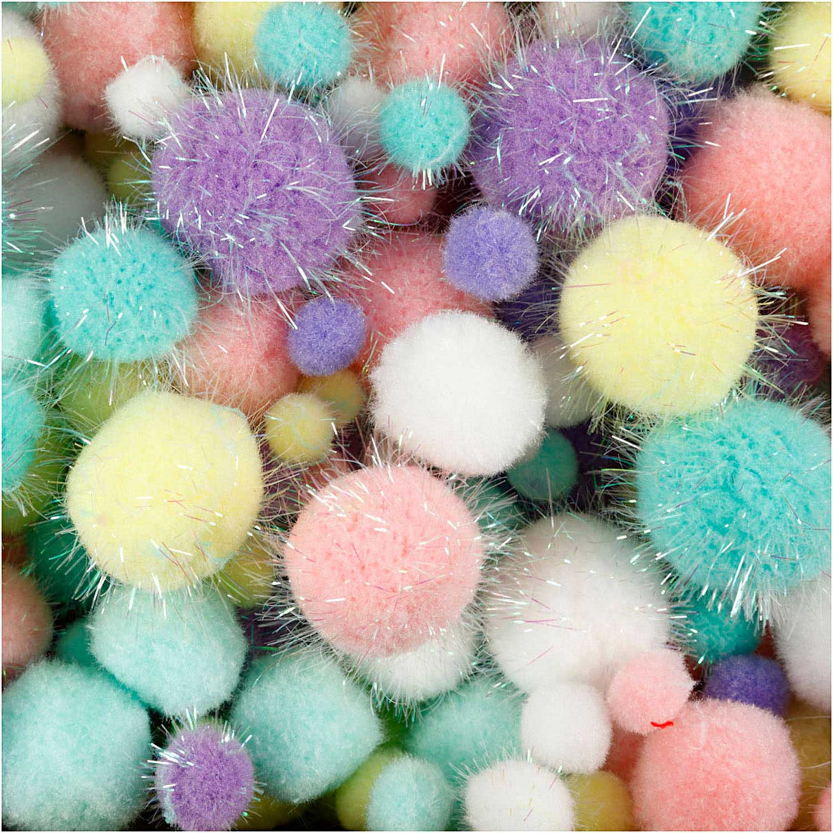 Pom-Poms pastelne barve, 400gr.