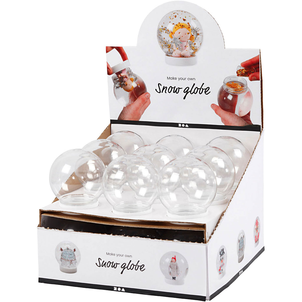 Creativ Company snow globes, 18 pc.