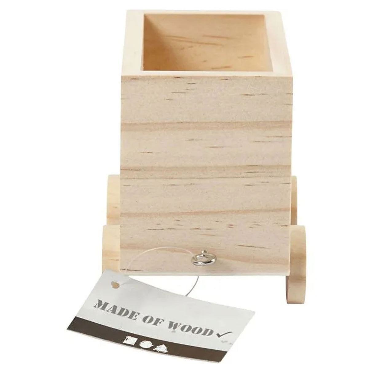 Wooden train wagon