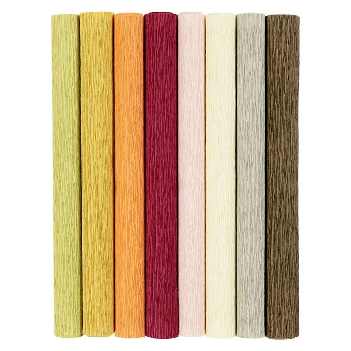 Crep paper Pastel colors, 8 sheets