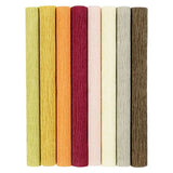 Crep paper Pastel colors, 8 sheets