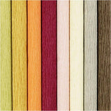 Crep paper Pastel colors, 8 sheets