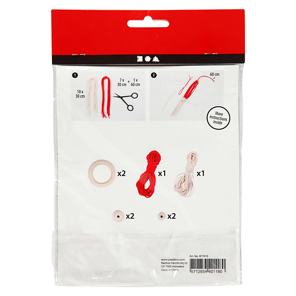 Mini Creative Kit přívěsek Vánoce