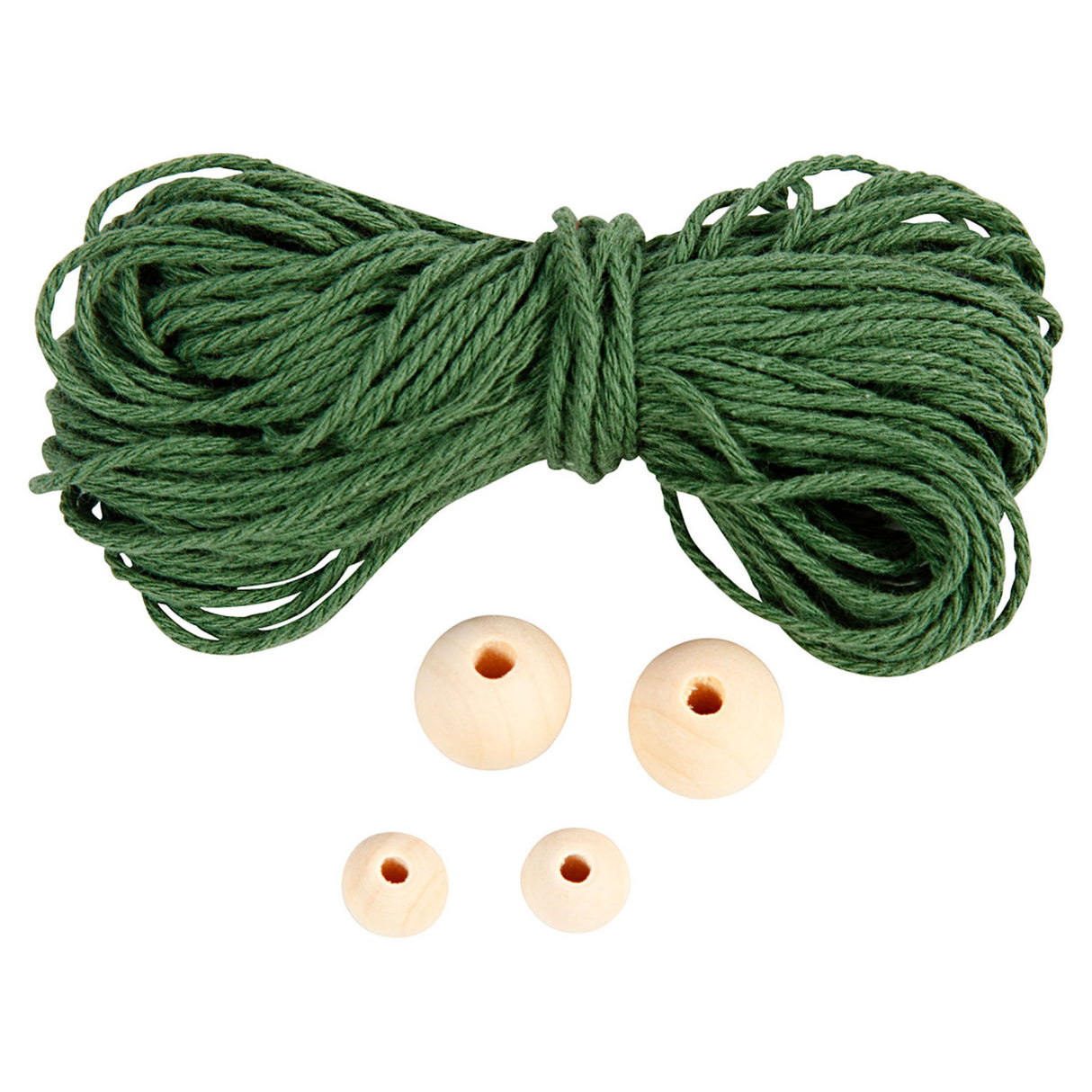 Mini kreativ Kuerz Macrame Chrëschtbeemchen