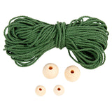 Mini kreativ Kuerz Macrame Chrëschtbeemchen