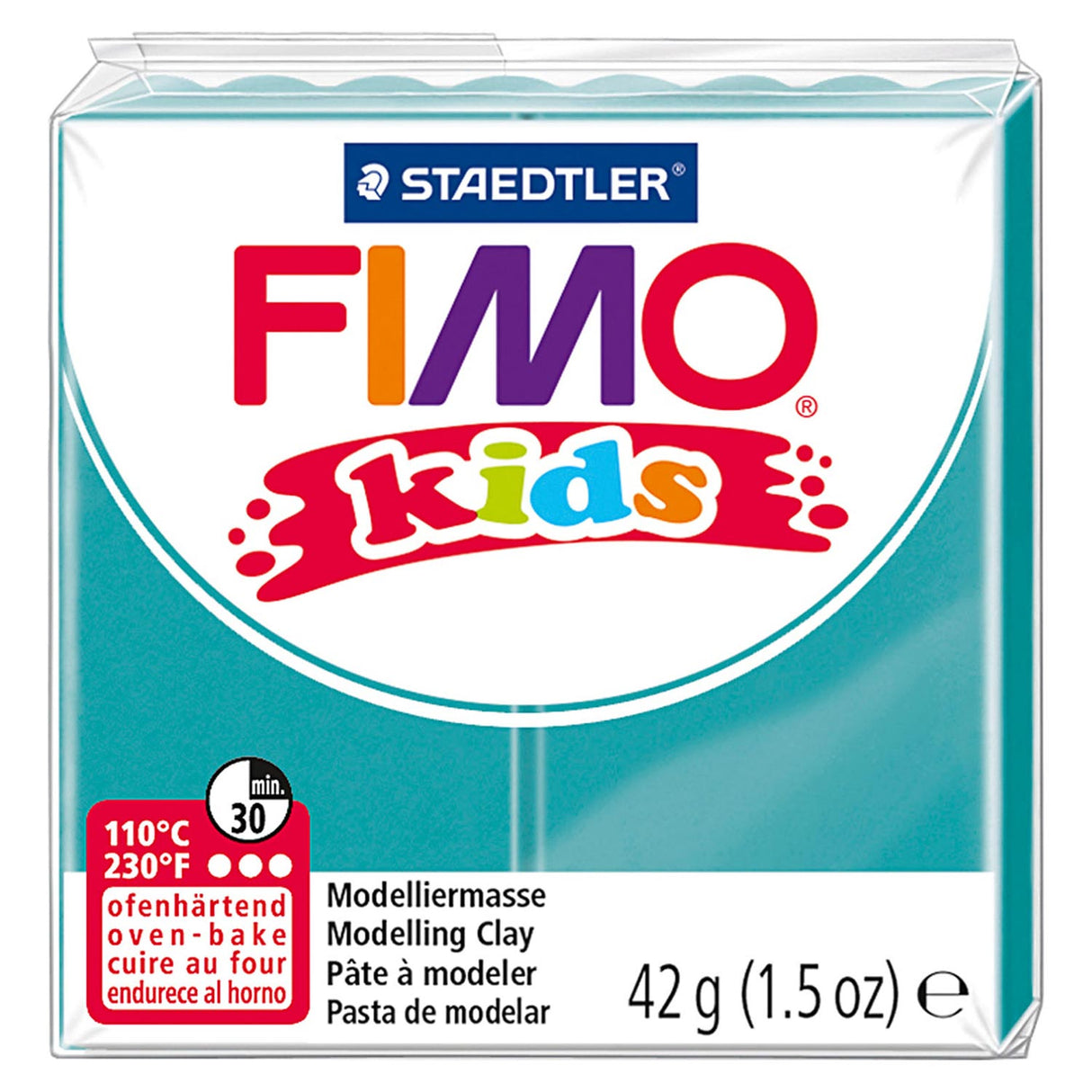 Fimo børn, der monterer Klei Turquoise, 42gr