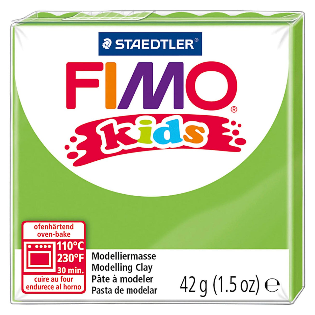 Fimo Kids Montering Clay Light Green, 42Gr