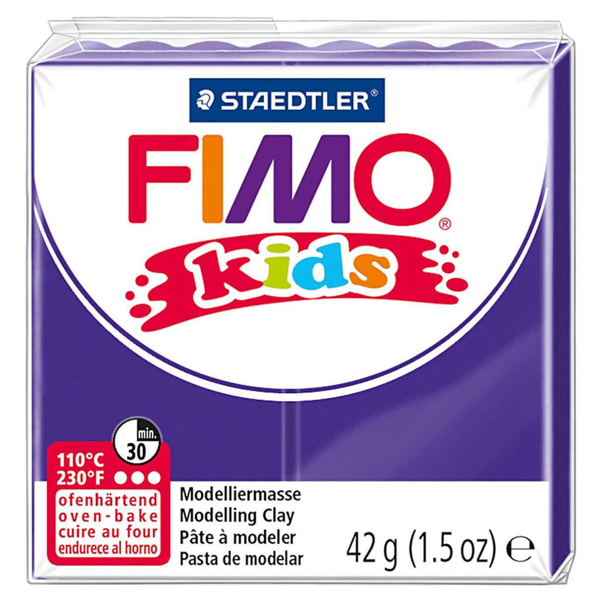 Fimo børn, der monterer ler lilla, 42gr