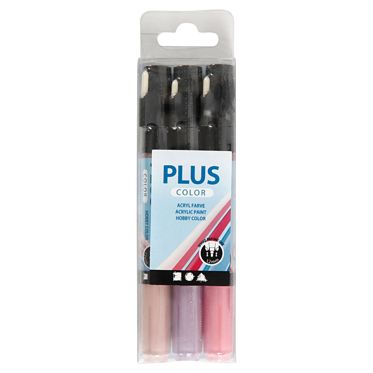 Plus barvni barvi - fuchsia, prašna vrtnica, temna lila
