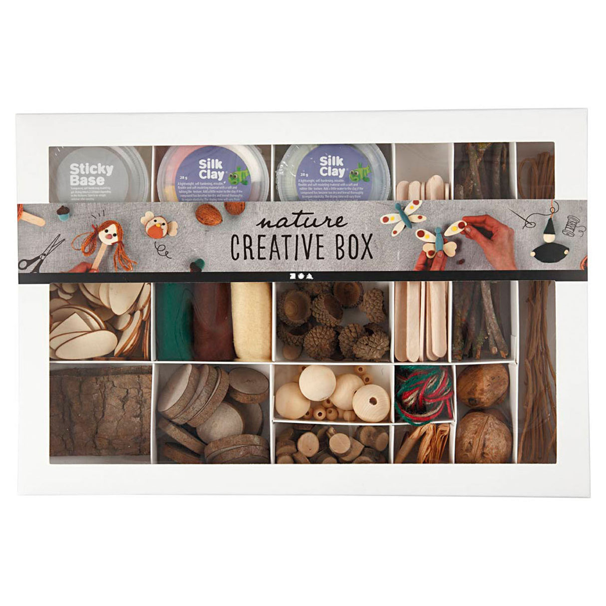 Kreative Handwerkskasten Natur
