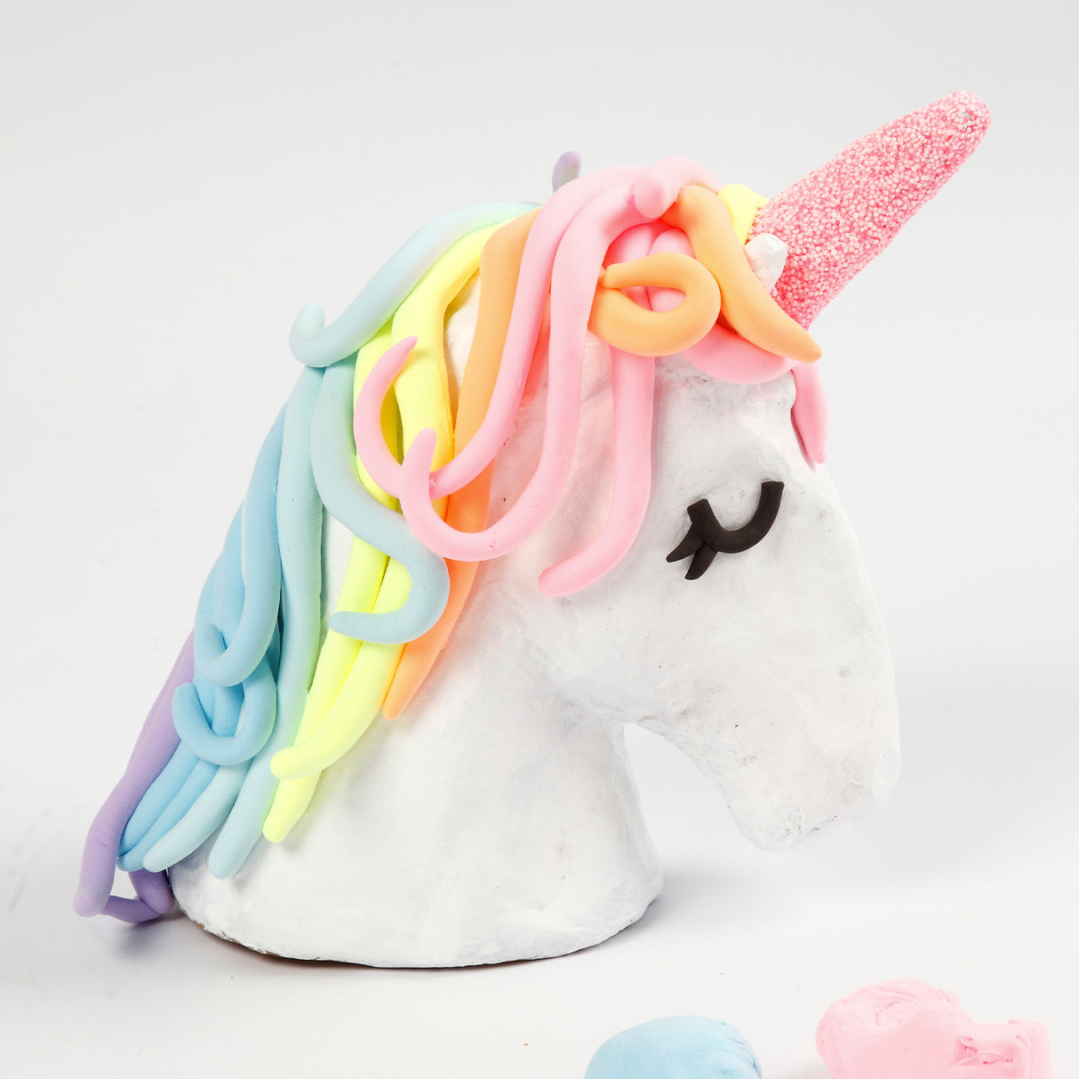 Unicorn head papier-mâché