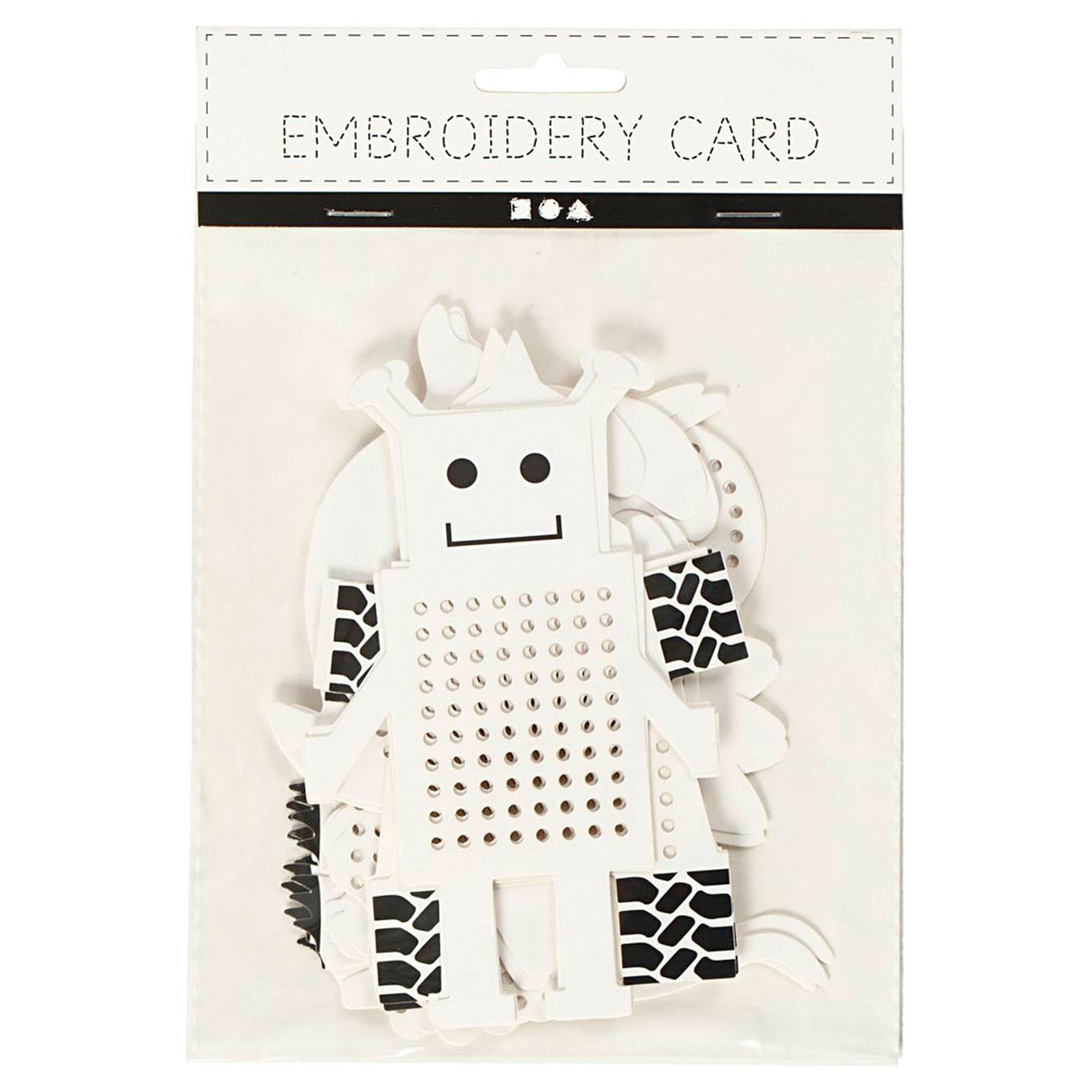 Embroidery figures Animals and robots, 18dlg.