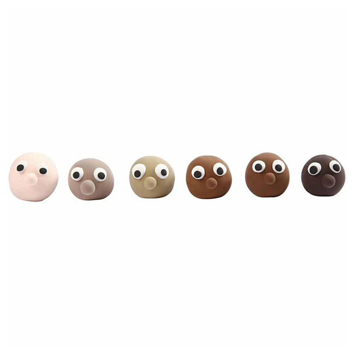 Silk Clay, Skin Color, 6pcs.