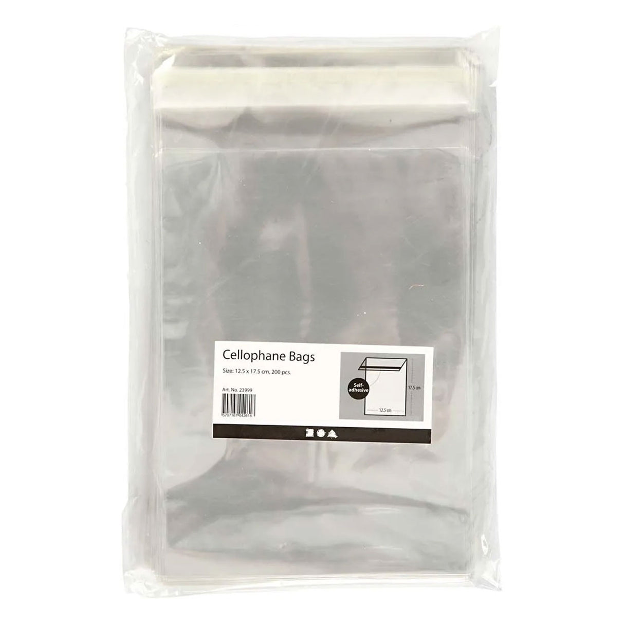 Creativ Company Cellophan bags 17 x 12 cm, 200st.