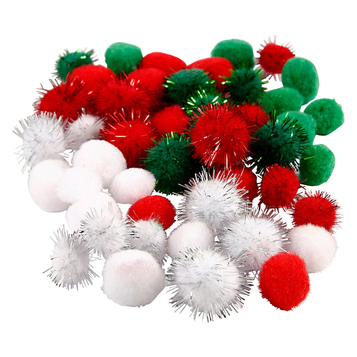 Creativ Company Pompoms Božič, 48st.
