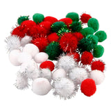 Creativ Company Pompoms Božič, 48st.